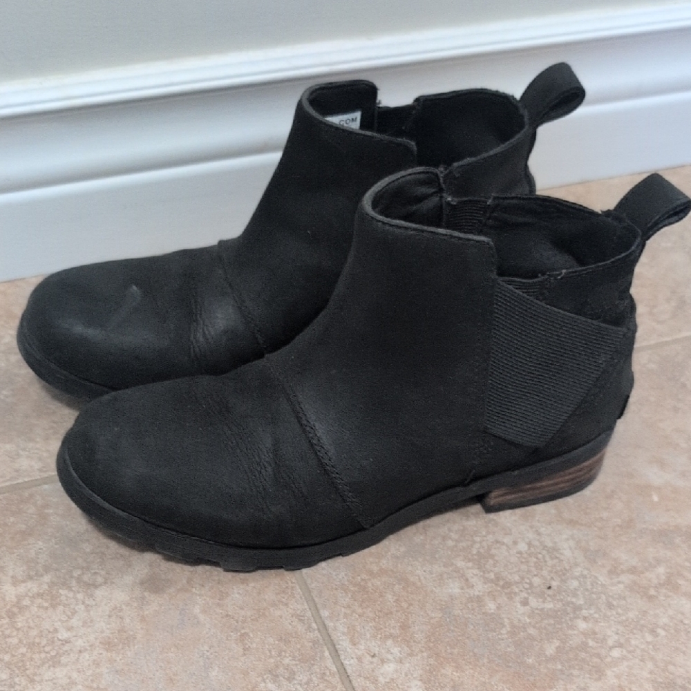 Sorel Black Ankle Boots